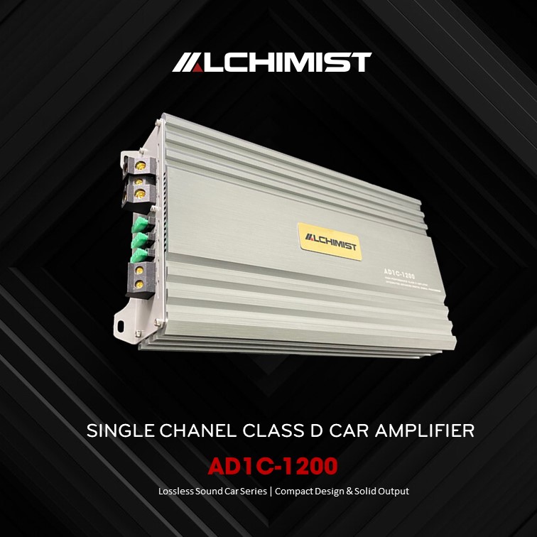 ALCHIMIST AD1C-1200 ALCHIMIST AD1C-1200 DSP ALCHIMIST AD1C-1200 Class D Digital Signal Processing Mono RMS 1200W Amplifier for Excellent Car Audio 